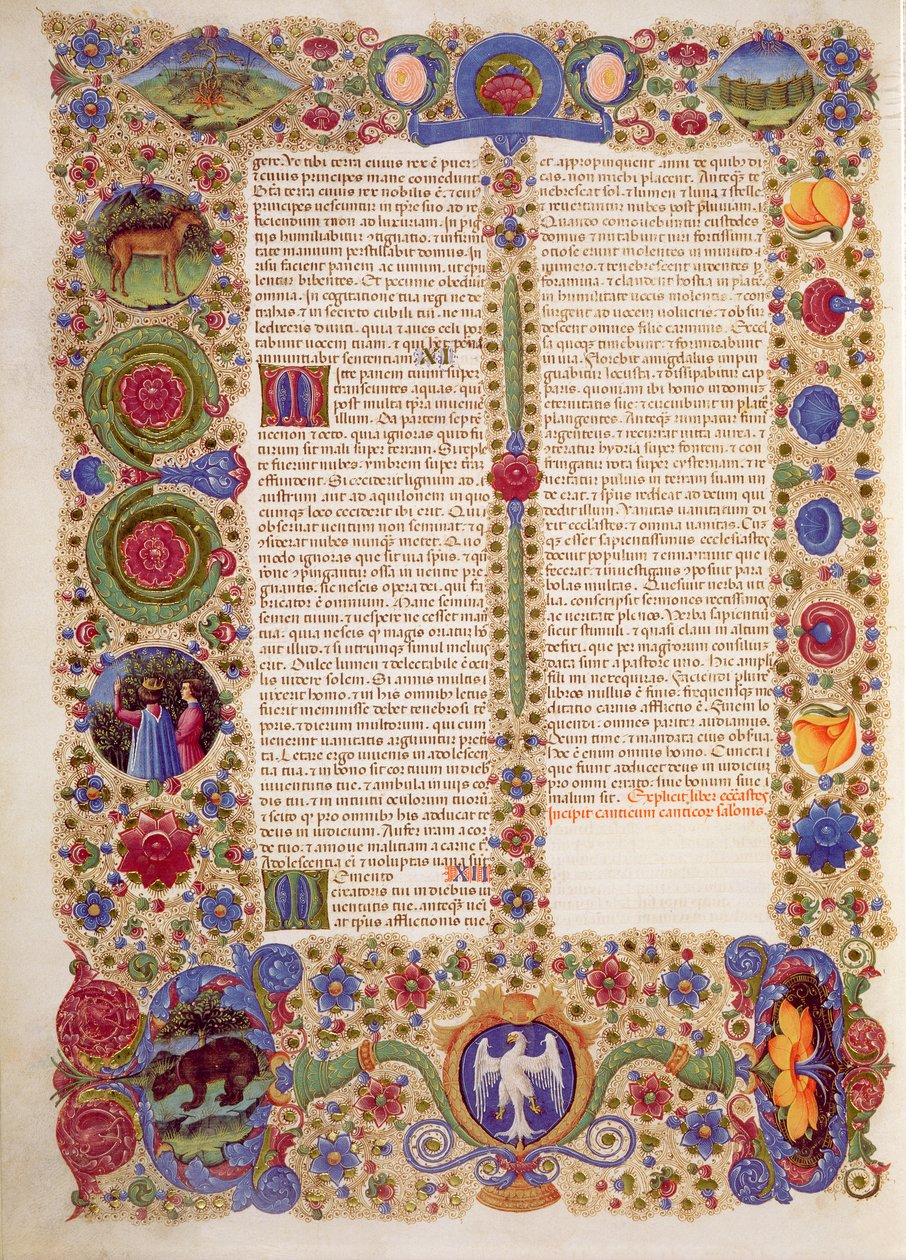 Ende des Buches Salomo, aus der Borso d