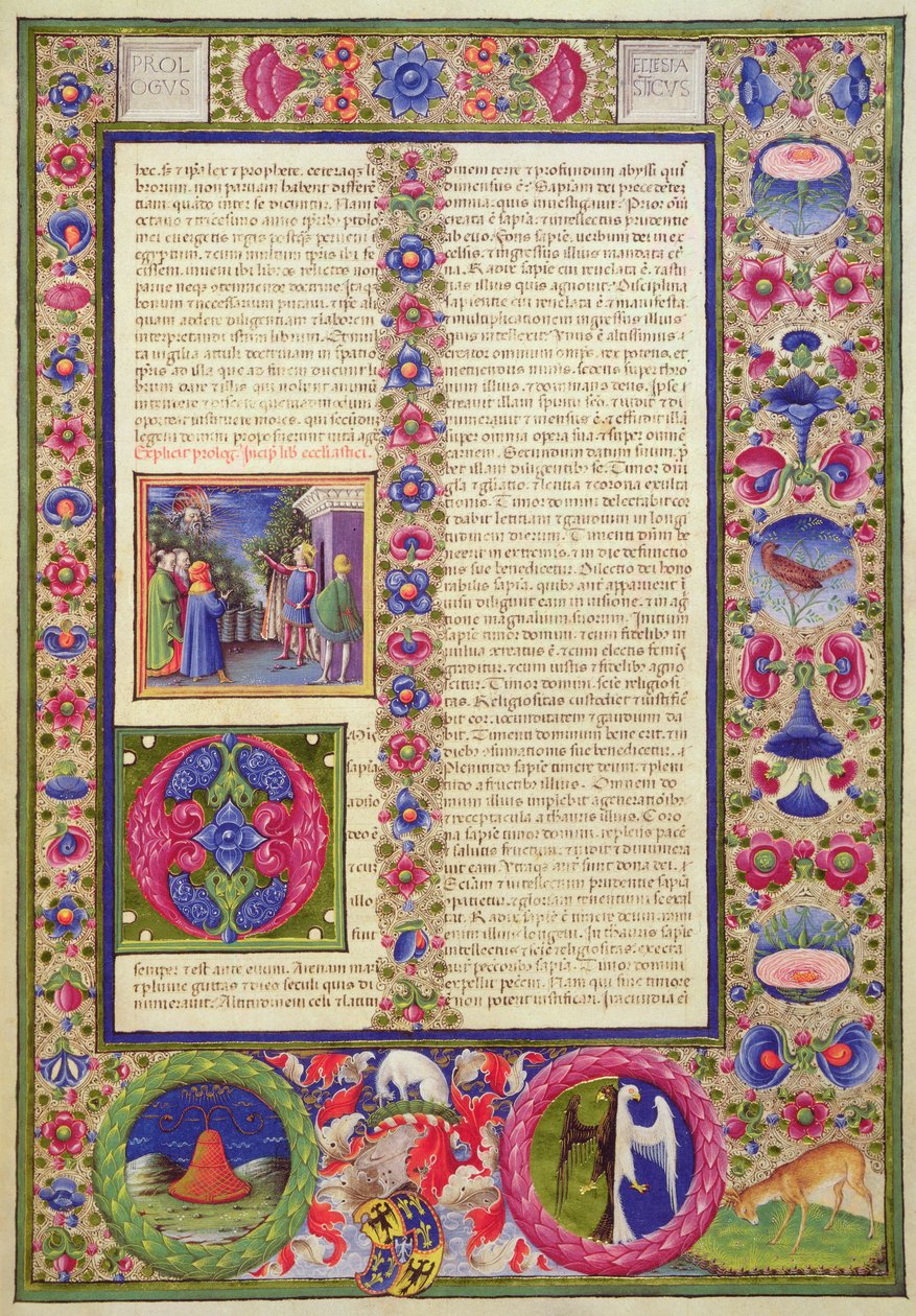 Eröffnung des Buches Jesus Sirach, aus der Borso d
