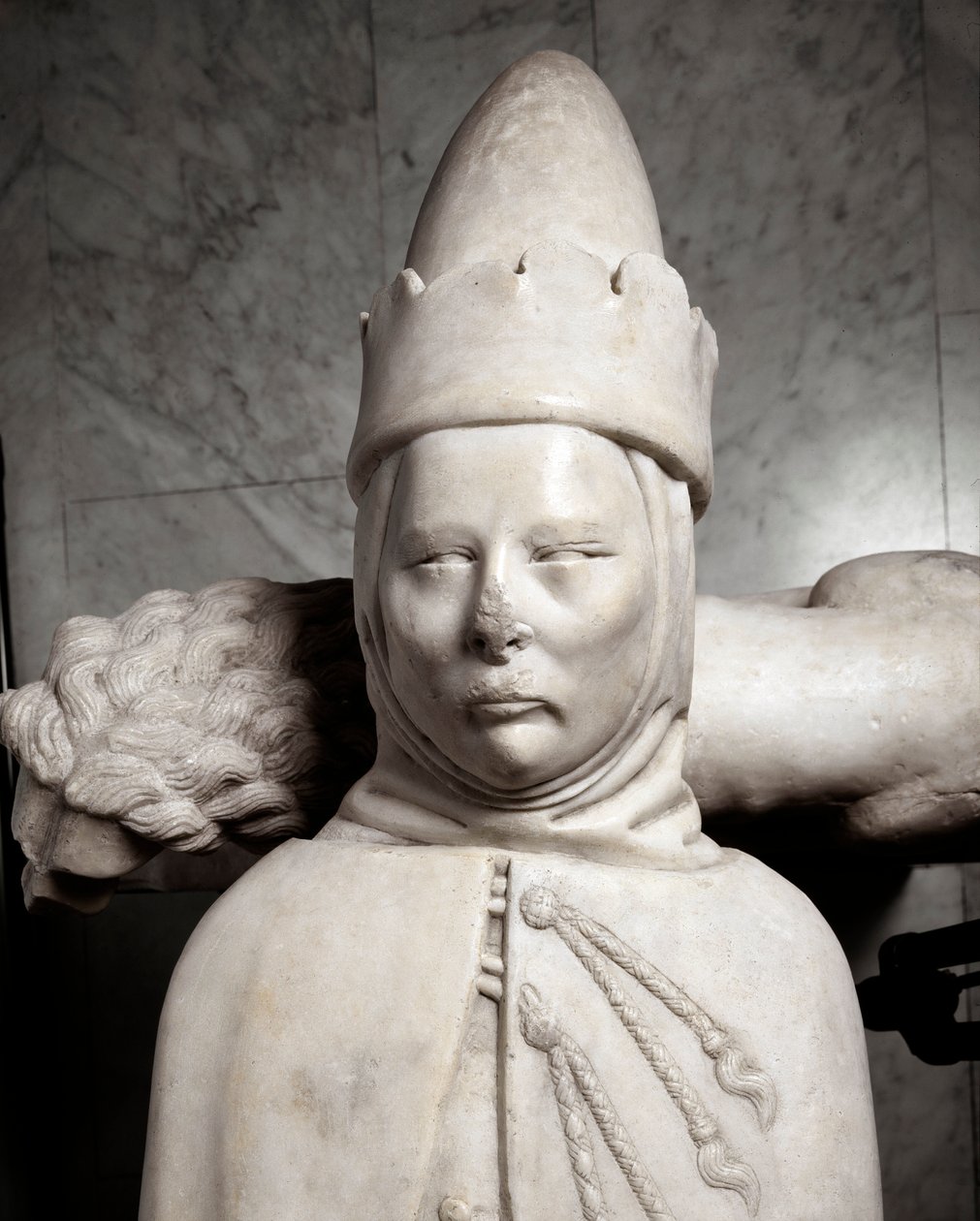 Grabdenkmal des ersten Dogen von Genua Simone Boccanegra (Marmorskulptur) von Italian School