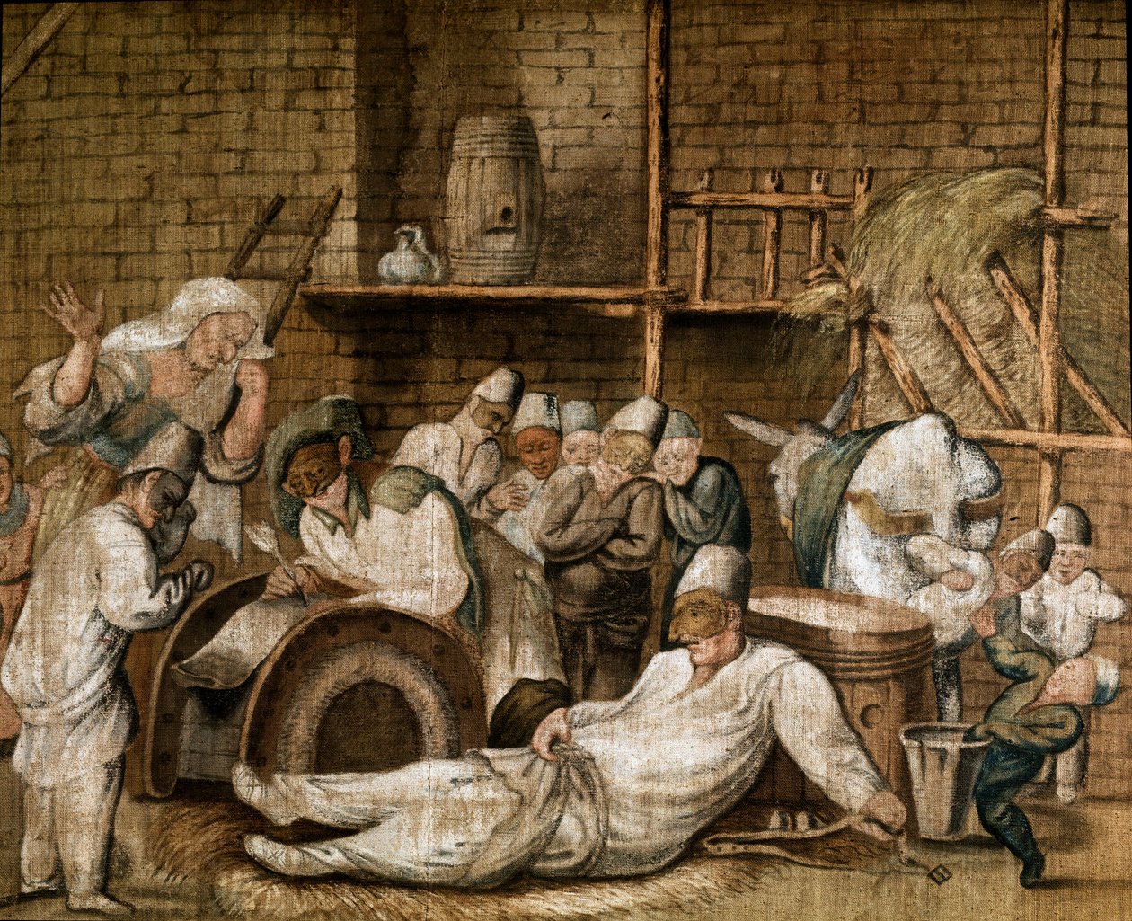 Groteske Charaktere der Commedia dell