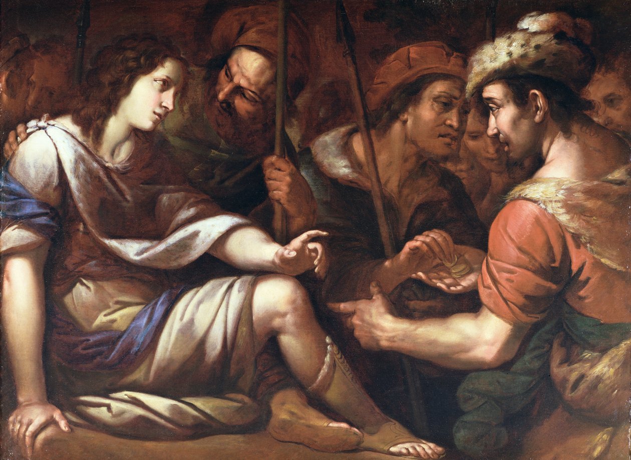 Joseph von seinen Brüdern verkauft, ca. 1650 von Italian School