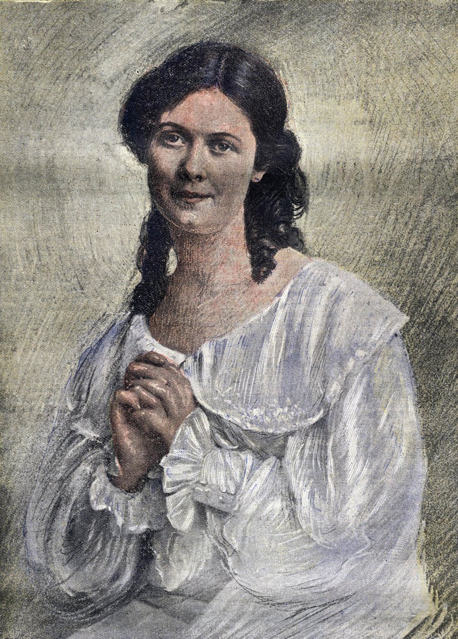 Miss Duncan (Isadora), amerikanische Tänzerin irischer Herkunft (1877 - 1927) - in "La Tribuna illustrata" von Italian School