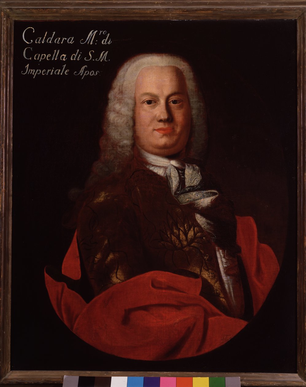 Porträt des italienischen Barockkomponisten Antonio Caldara (1670-1736) von Italian School