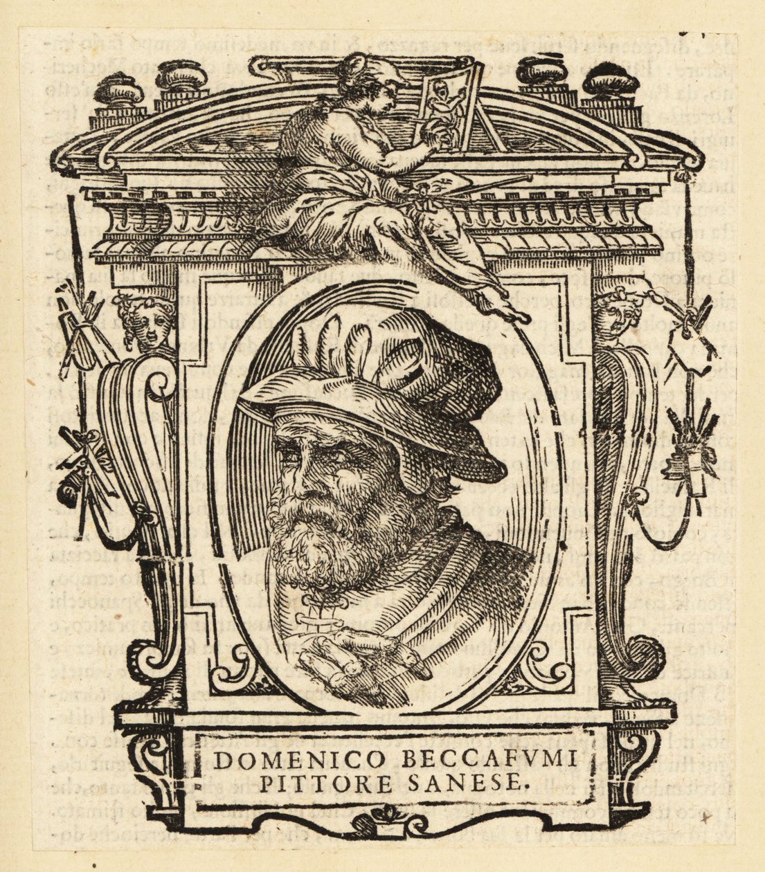 Porträt von Domenico di Pace Beccafumi, italienischer Renaissance-Maler von Italian School