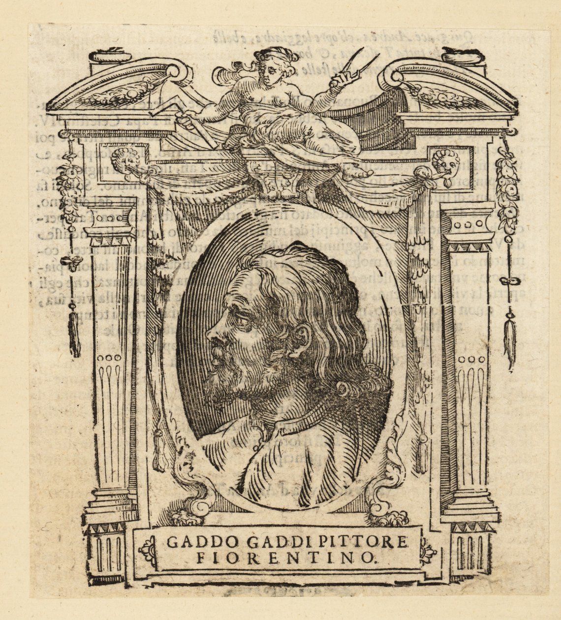 Porträt von Gaddo Gaddi von Italian School