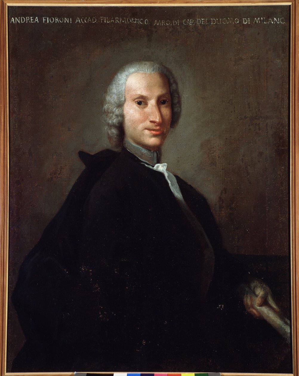 Porträt des italienischen Komponisten Gianandrea Fioroni (1716-1778) von Italian School
