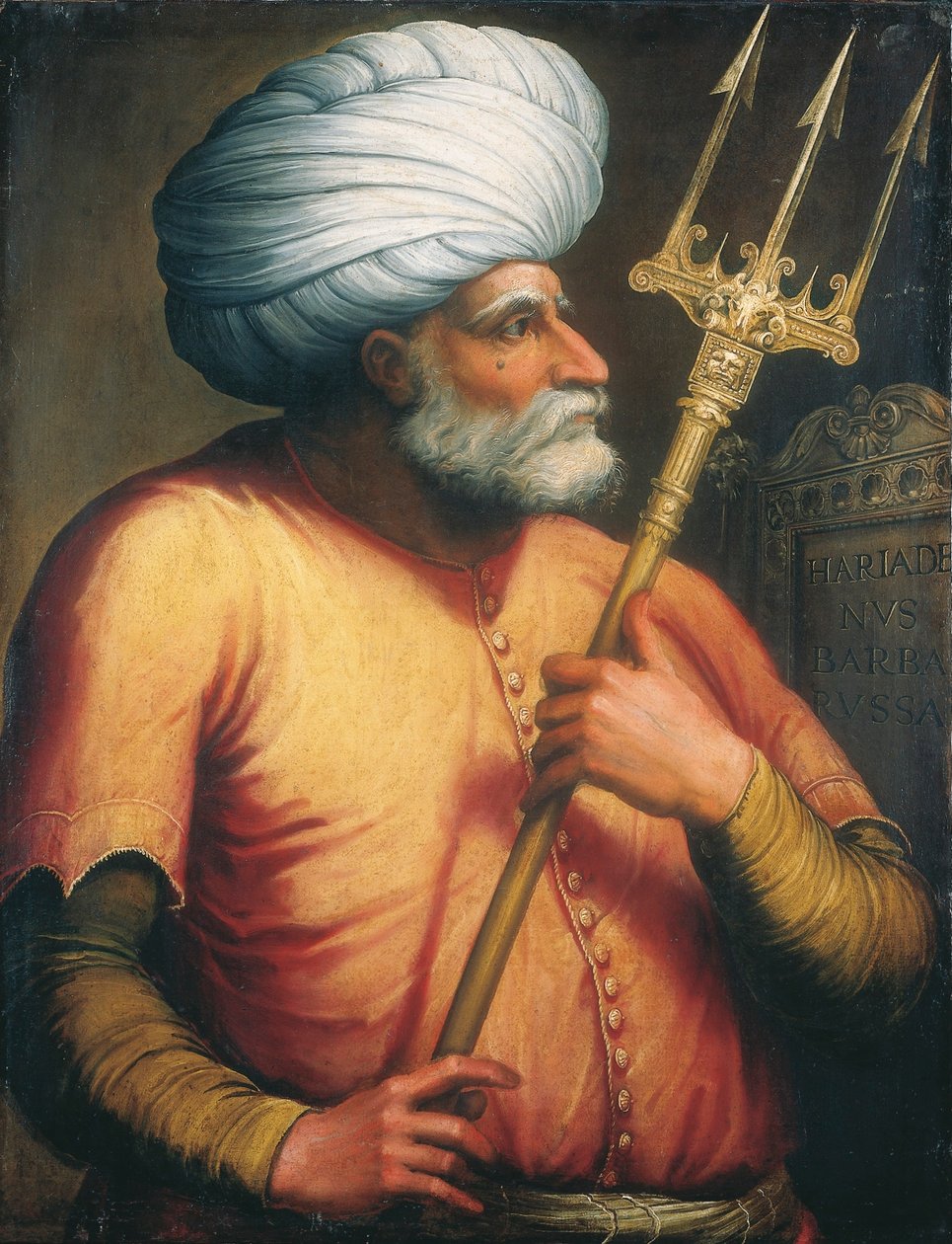 Porträt von Khair ed-Din, ca. 1550 von Italian School