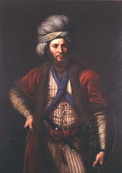 Porträt eines ungarischen Kriegers, Florentiner Schule, ca. 1650 von Italian School
