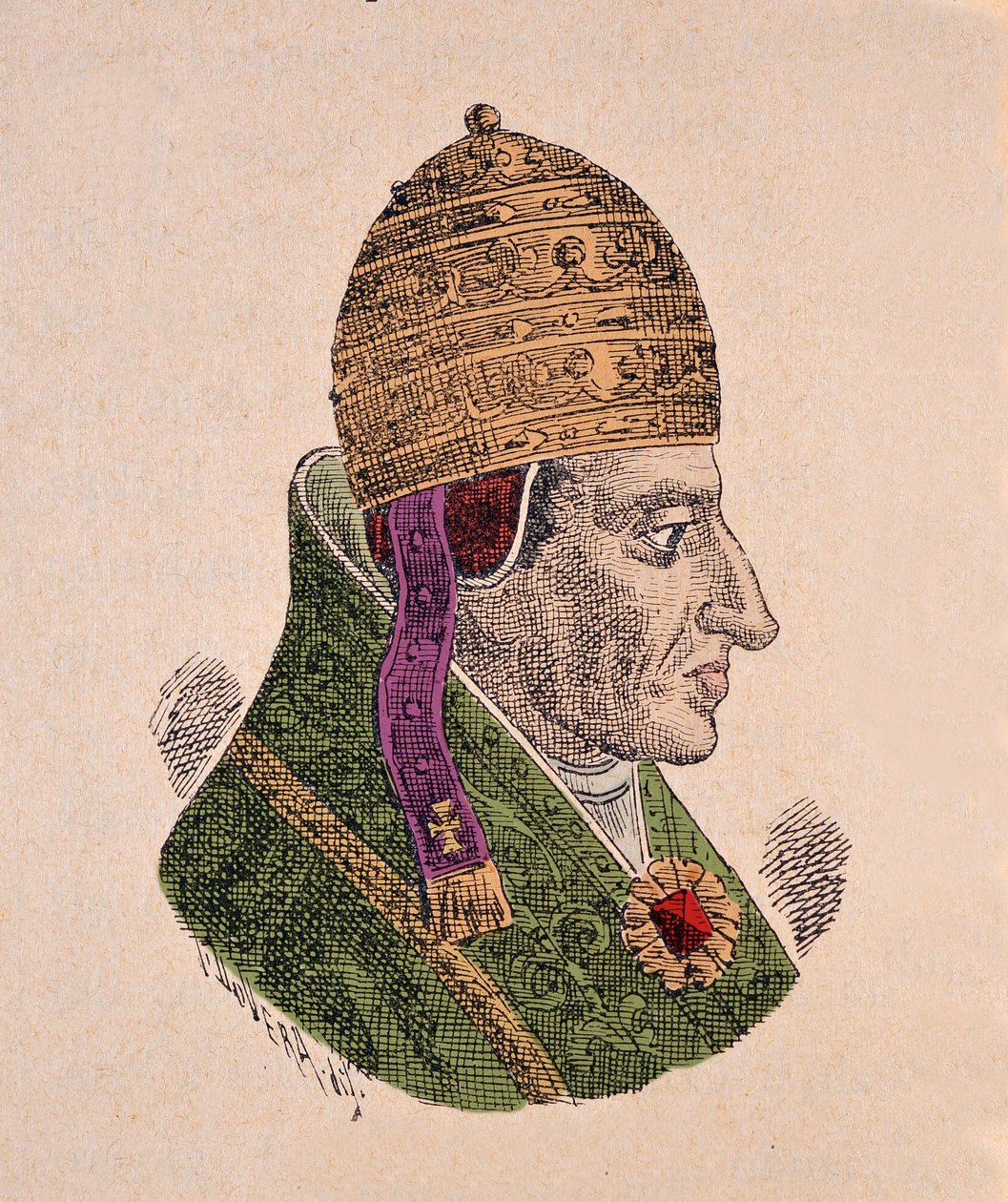 Porträt des Gegenpapstes Alexander V. (1409-1410) von Italian School