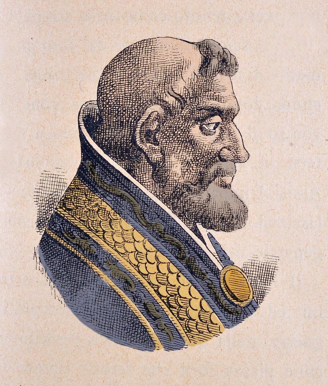 Porträt von Papst Honorius III (1216-1227) von Italian School