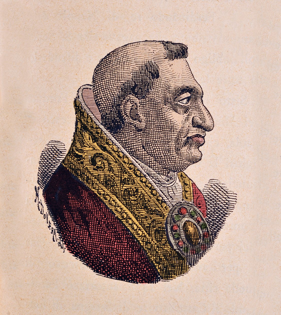 Porträt von Papst Paul II. (1464-1471) von Italian School