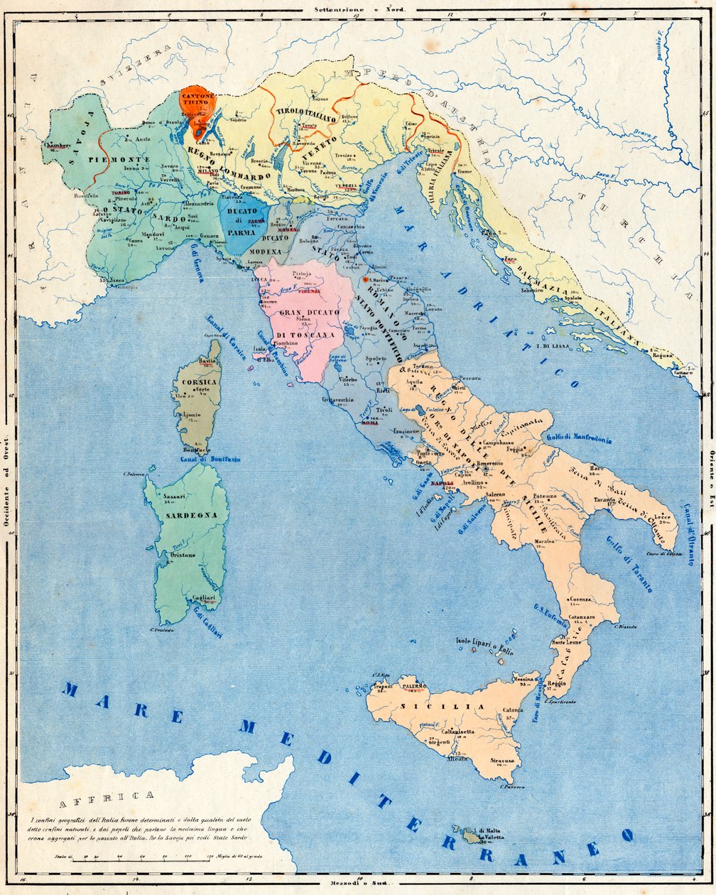 Hauptstädte Italiens, aus 