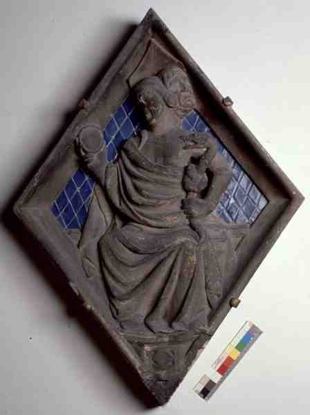 Prudence, Reliefkachel vom Campanile von Italian School