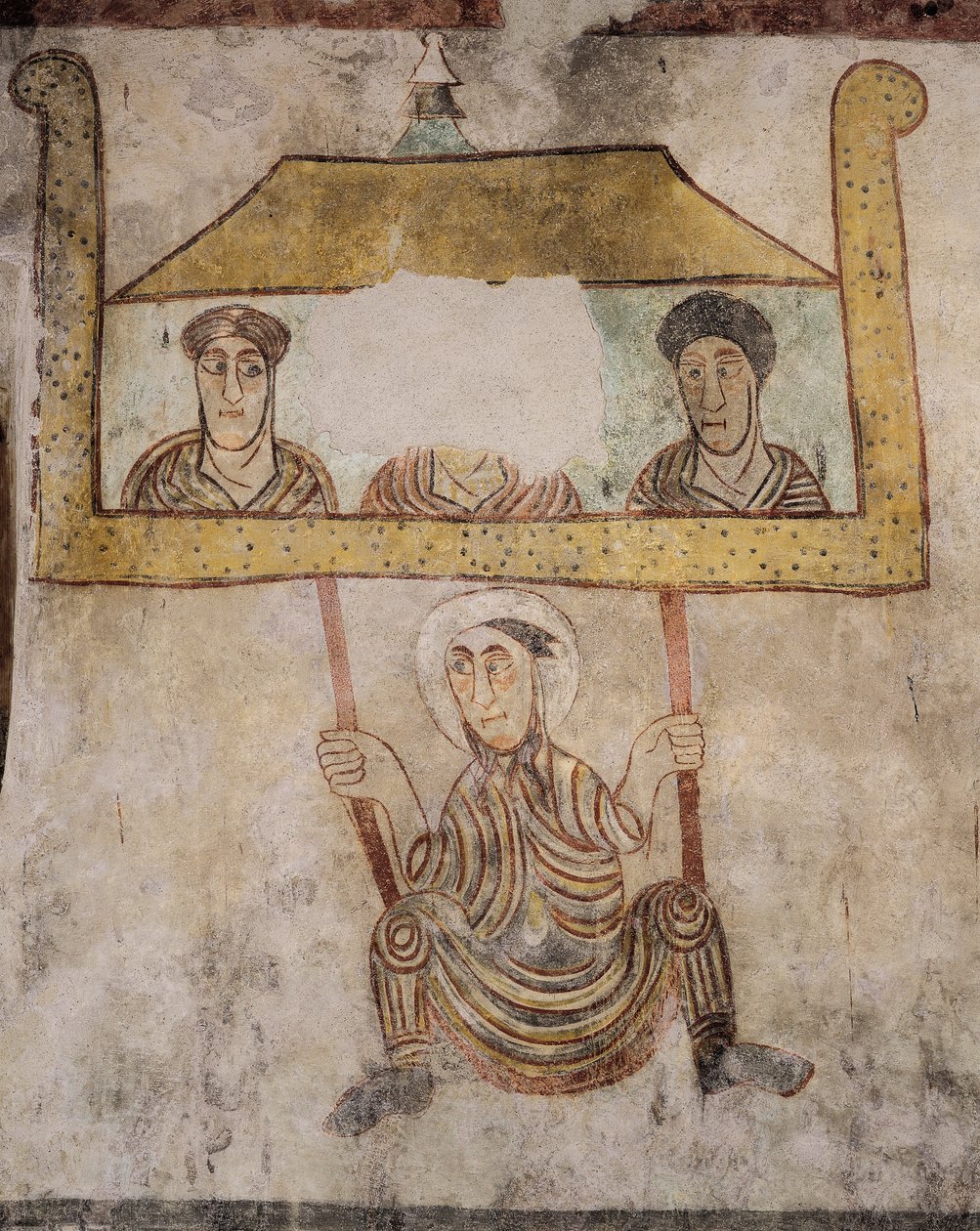 St. Proculus schwingt am Seil (Detail) von Italian School