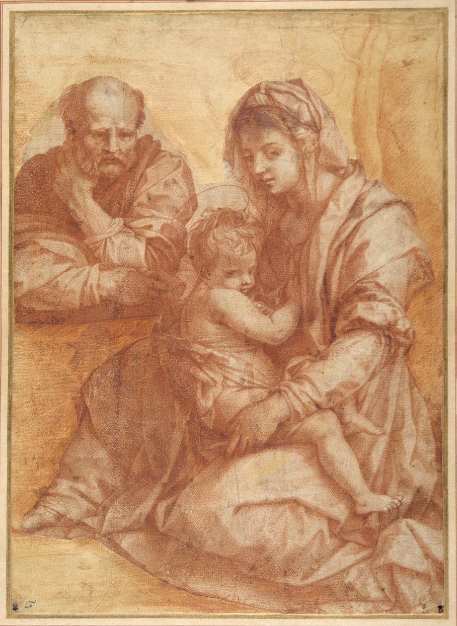 Die Heilige Familie ruht, nach Andrea del Sarto von Italian School
