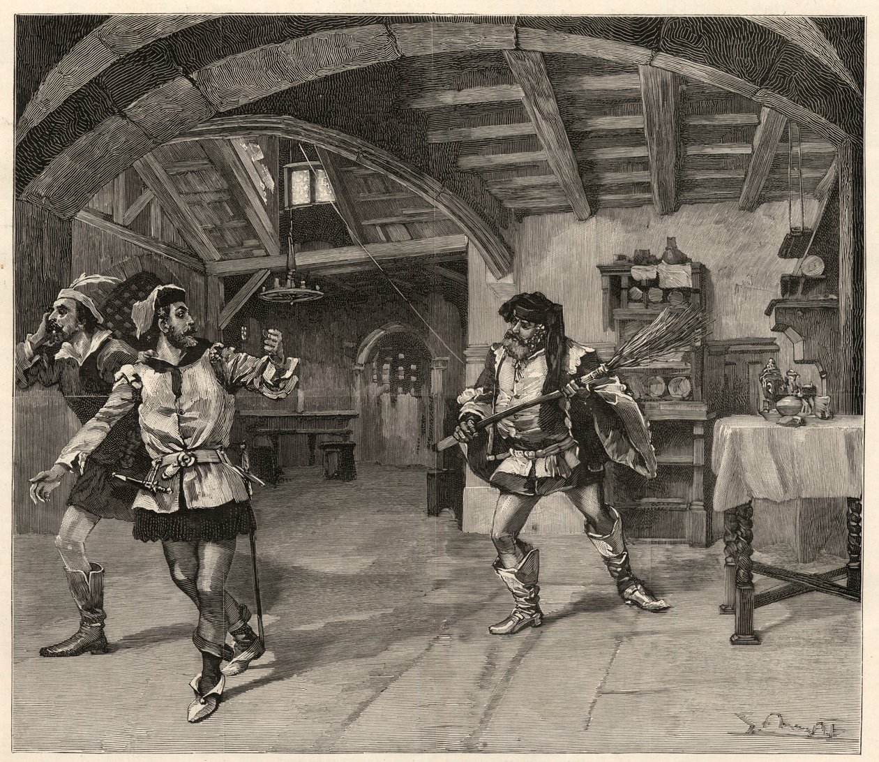 Die Aufführung von Giuseppe Verdis Falstaff (Teatro alla Scala) in Mailand von Italian School