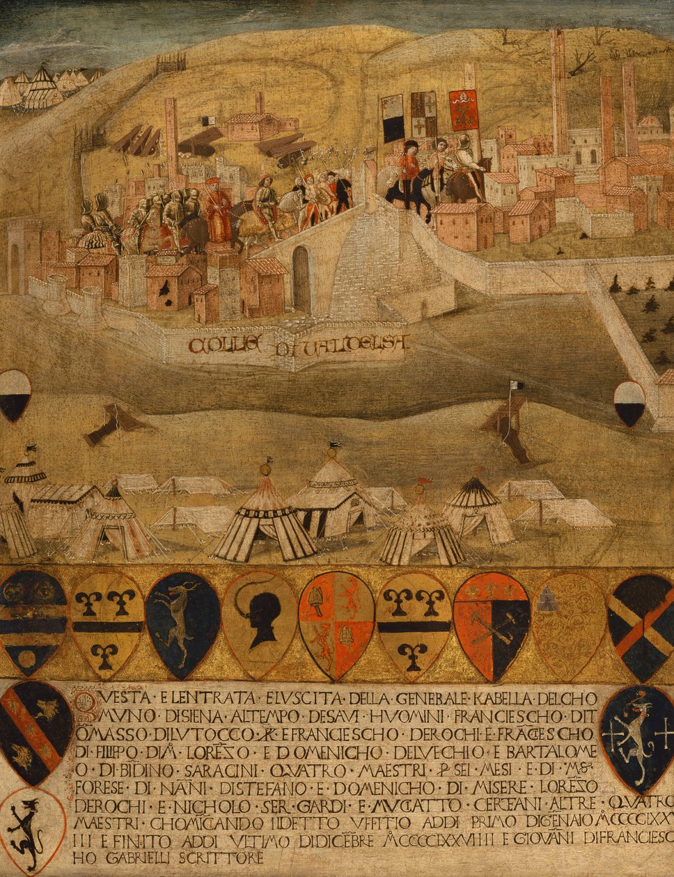 Die Kapitulation der Stadt Colle Val d