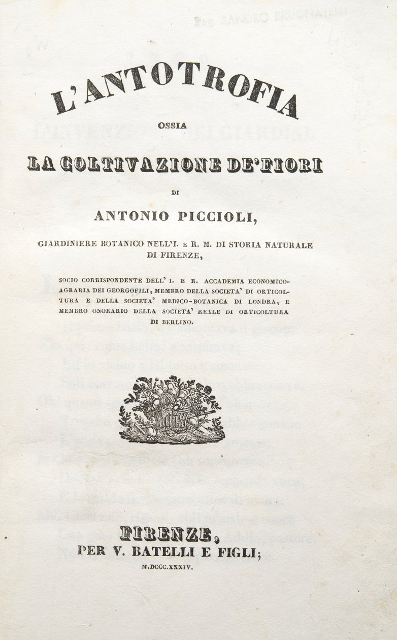 Titelseite, aus L