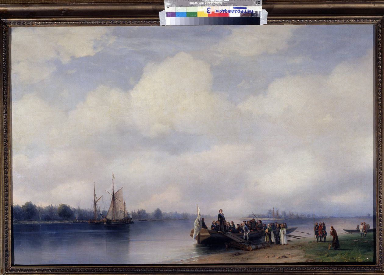 Die Ankunft von Peter dem Großen von Ivan Konstantinovich Aivazovsky