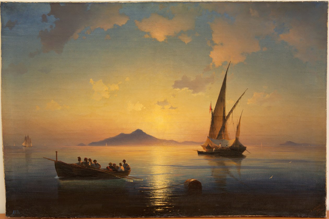 Die Bucht von Neapel von Ivan Konstantinovich Aivazovsky