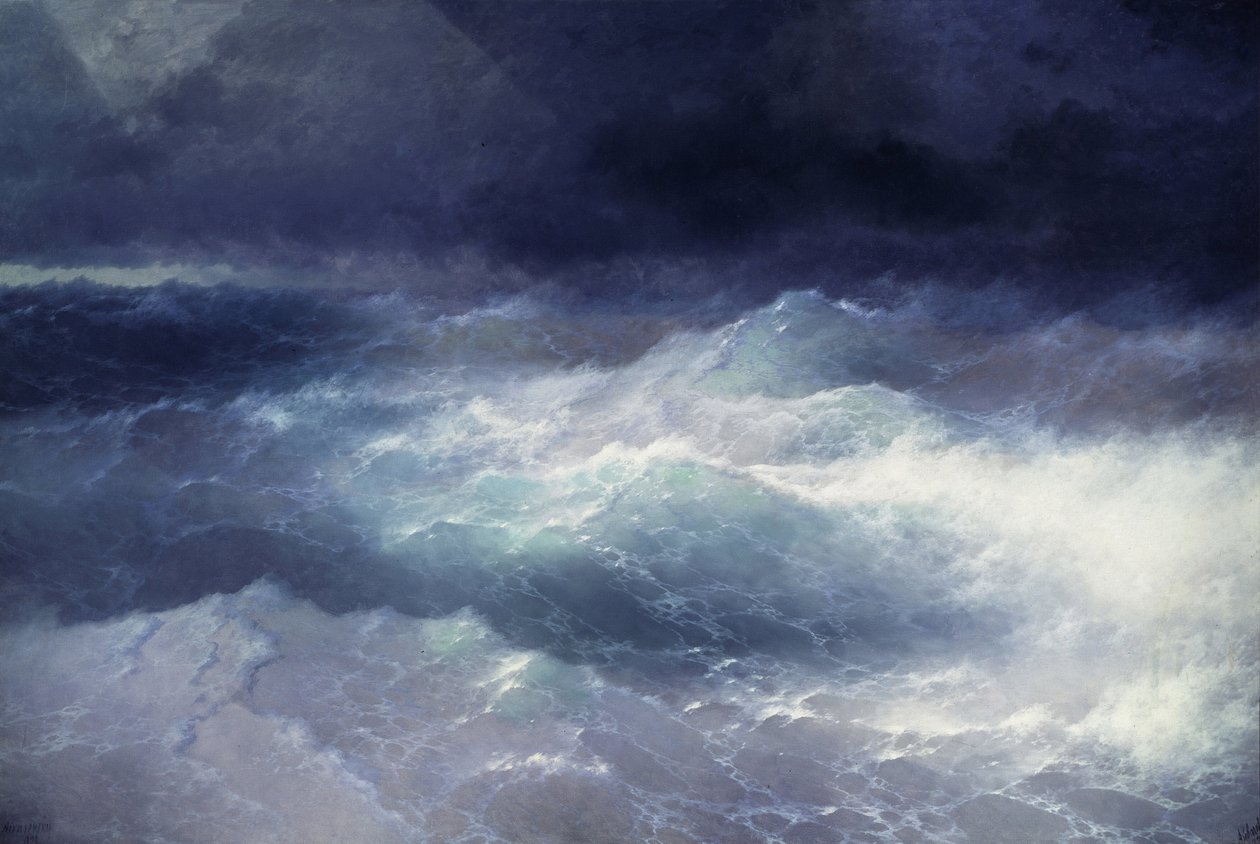 Unter den Wellen von Ivan Konstantinovich Alvazosky