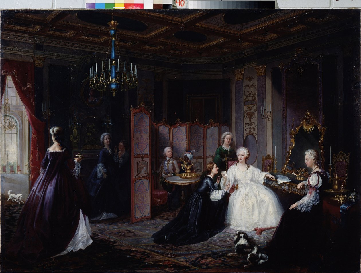 Kaiserin Katharina die Große (Katharina II. Romanov) von Ivan Osipovich Miodushevsky