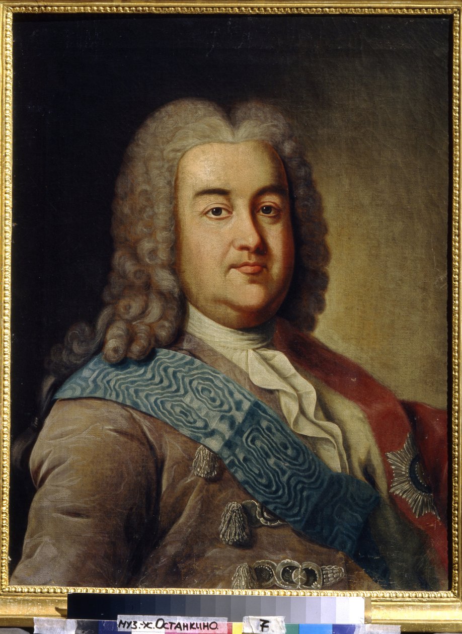 Porträt des Prinzen Alexis Mikhailovich Tcherkasski von Ivan Petrovich Argunov