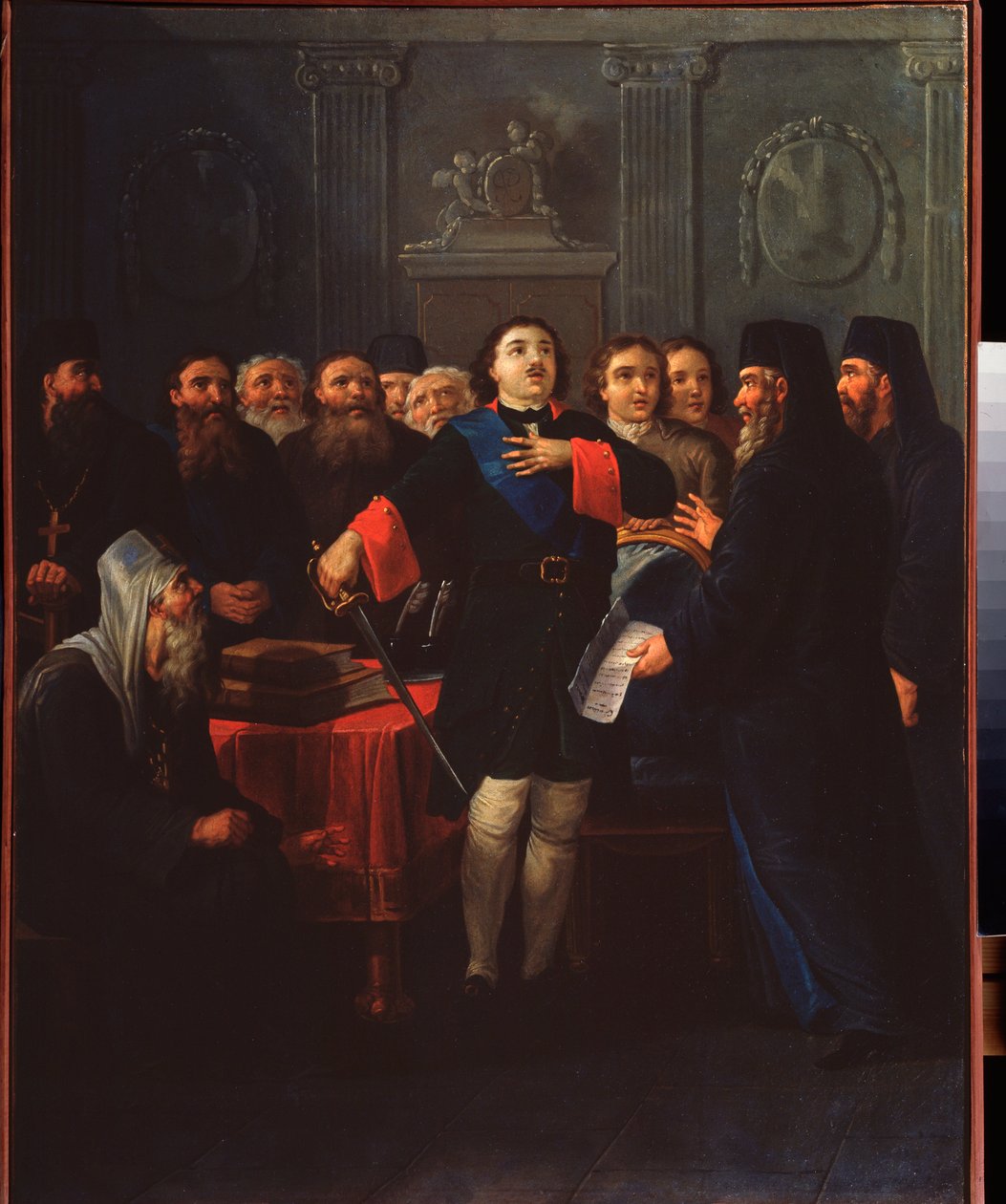 Zar Peter I. gründete den Heiligen Synod von Ivan Philippovich Tupylev
