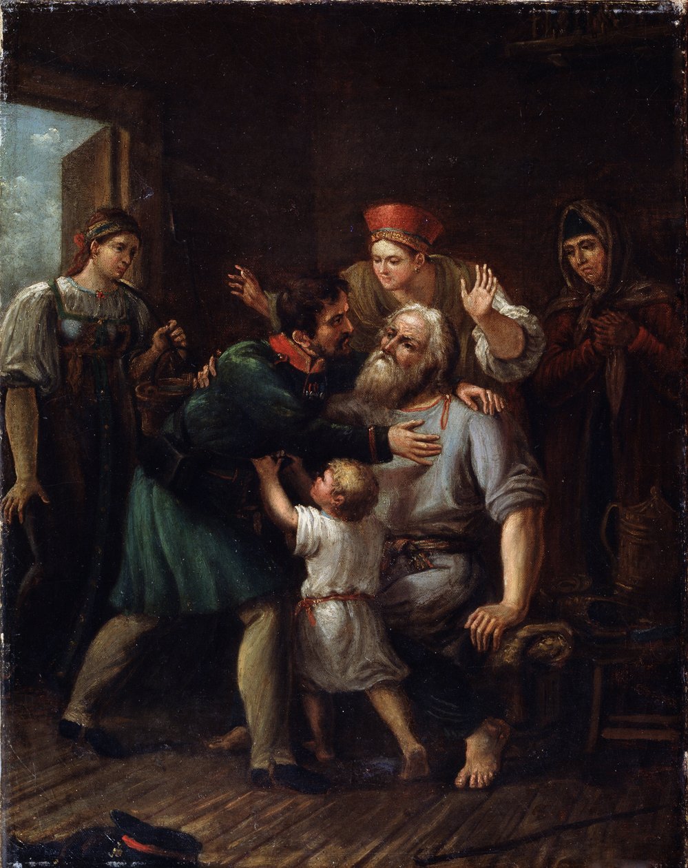 Die Rückkehr des Kriegers von Ivan Vasilyevich Luchaninov