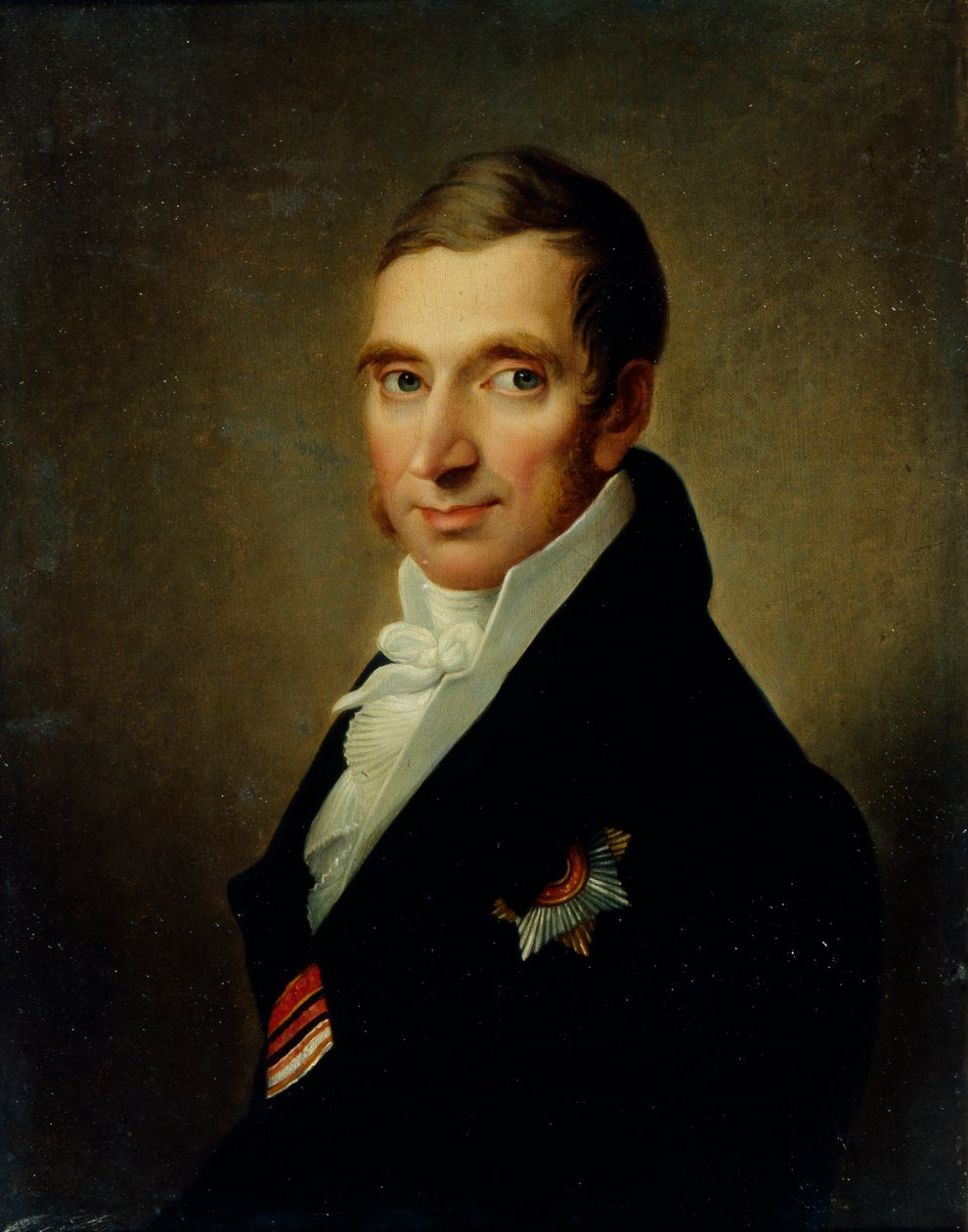 Porträt des Arztes Johann-Georg von Ruehl 1768-1846, 1823 von Ivan Vasilyevich Luchaninov