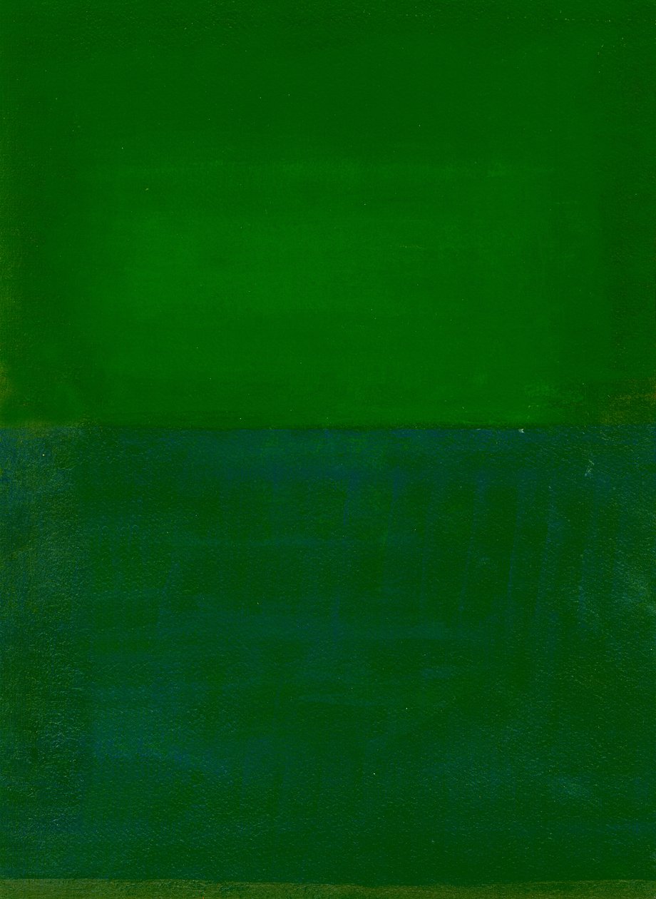 Raum, Zeit, Bewegung, Grün, 2010 von Izabella Godlewska de Aranda