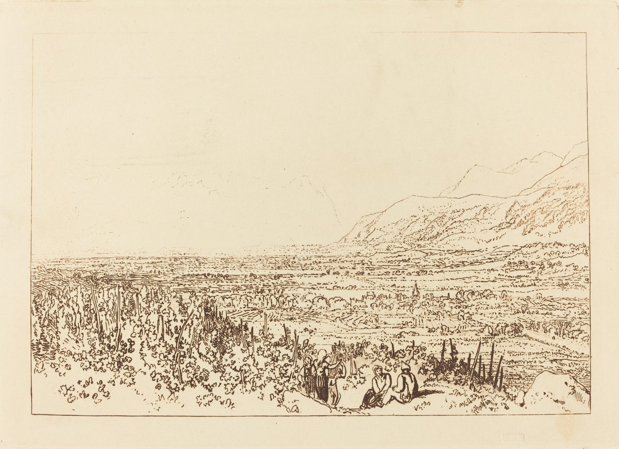 Alpenkette von Grenoble nach Chambéry von Joseph Mallord William Turner