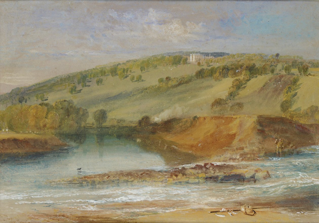 Farnley Hall, vom Zusammenfluss von Wharfe und Washburn von Joseph Mallord William Turner