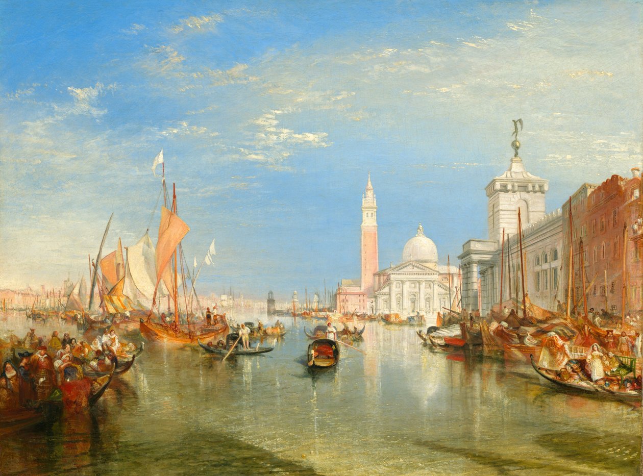 Venedig: Die Dogana und San Giorgio Maggiore, 1834 von Joseph Mallord William Turner