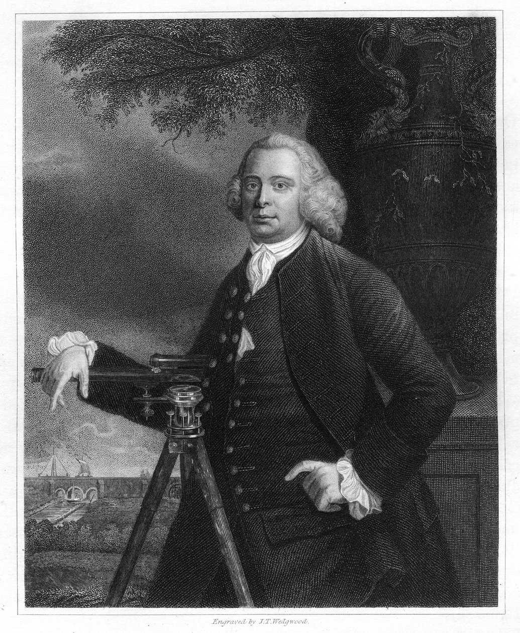 James Brindley, englischer Bauingenieur und Kanalbauer des 18. Jahrhunderts, 1836 von JT Wedgwood
