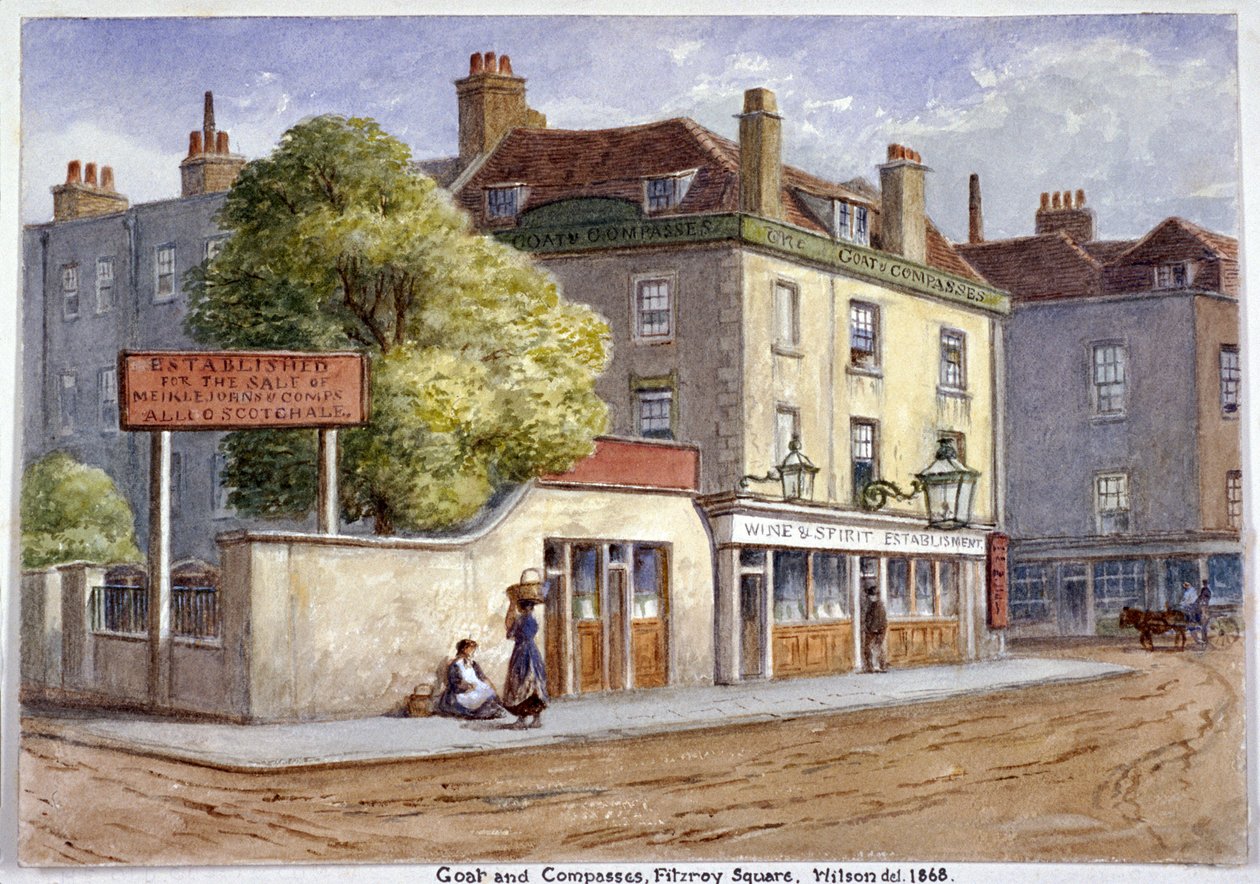 Old Goat and Compasses Inn, Marylebone Road, London von JT Wilson