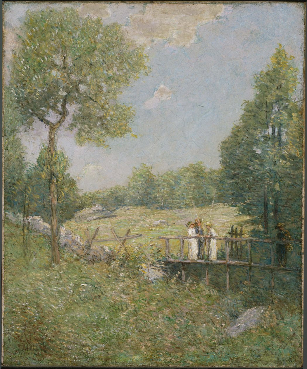 Die Angelgesellschaft von J. Alden Weir