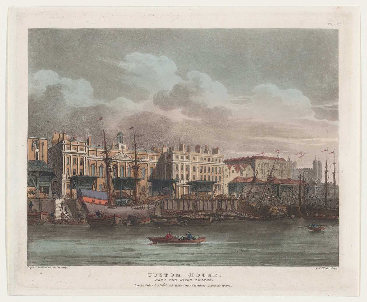 Zollhaus, 1. August 1808 von J. Bluck