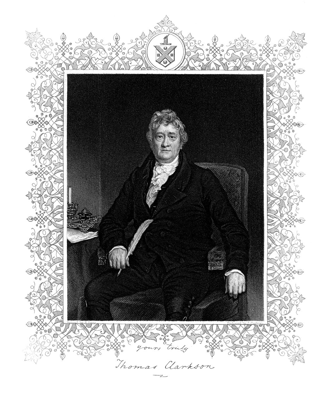 Thomas Clarkson, englischer Politiker und Anti-Sklaverei-Aktivist, 19. Jahrhundert von J. Cochran