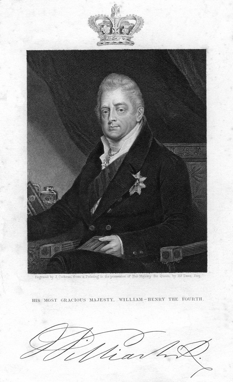 Wilhelm IV. des Vereinigten Königreichs, 19. Jahrhundert von J. Cochran