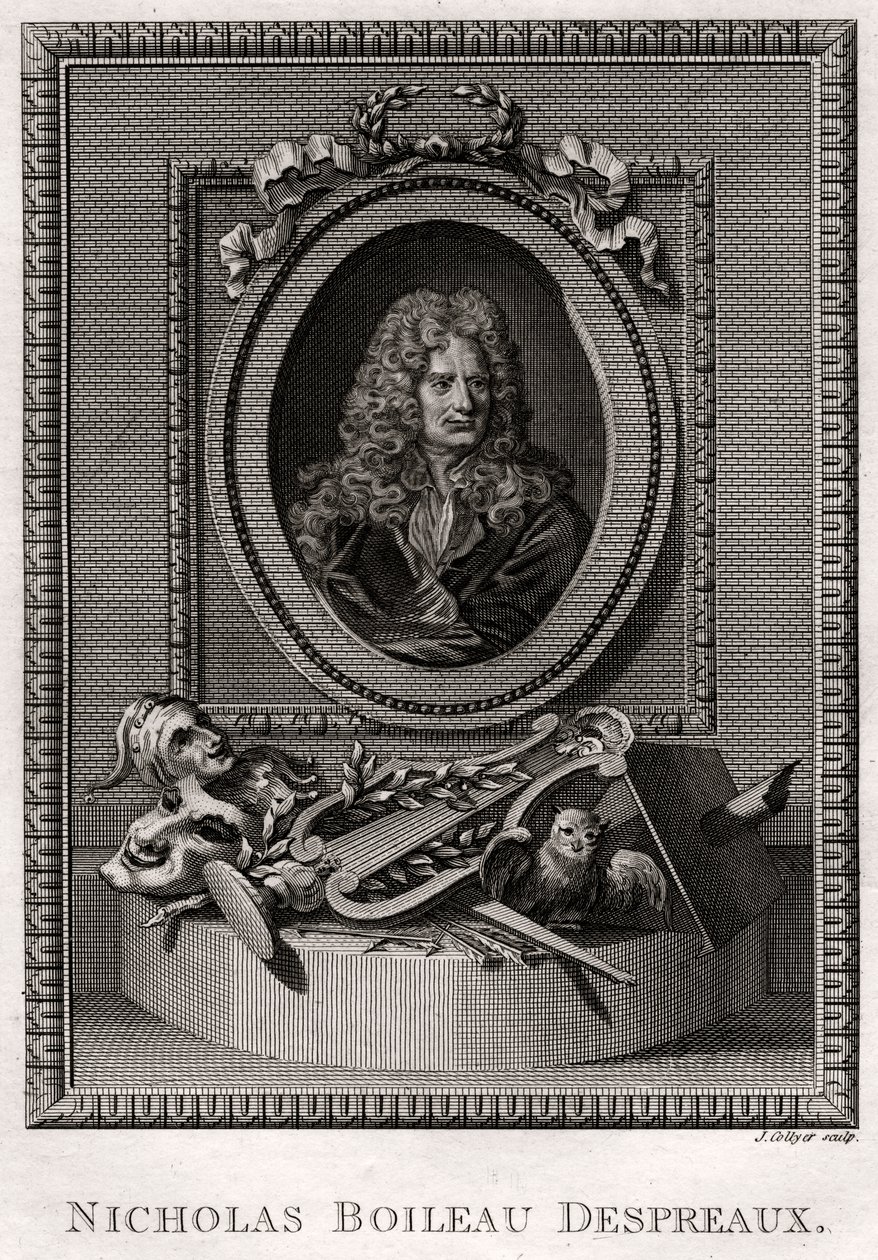 Nicolas Boileau Despréaux, 1775 von J. Collyer