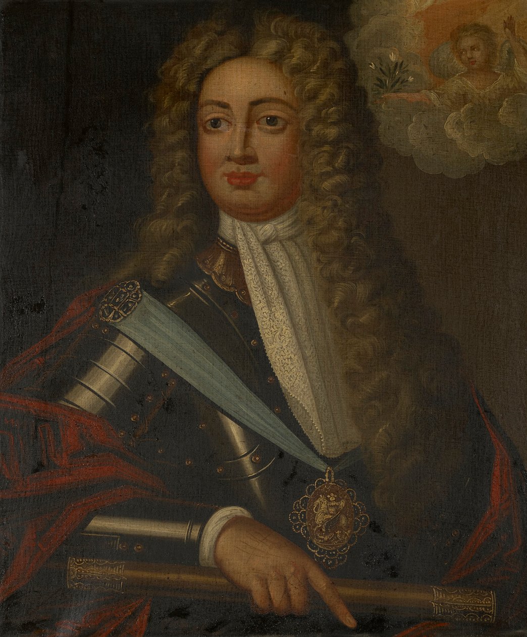 George, Prinz von Dänemark (1653-1708) und Gemahl von Königin Anne von England (1665-1714) von J. Cooper