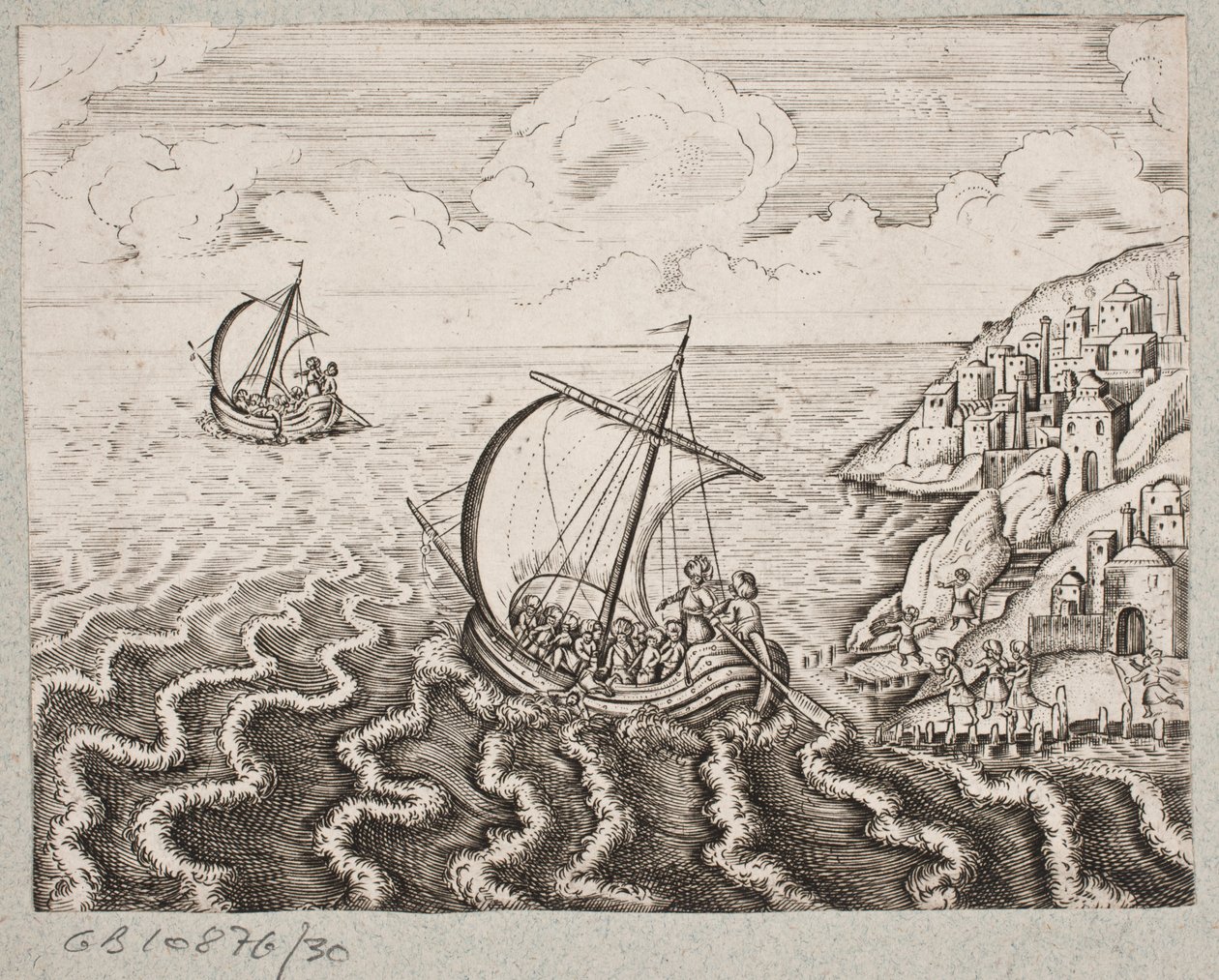 Illustration zu Adam Olearius, „Persianischer Rosenthal von einem sinnreichen Poeten Schich Saadi [...]“, Schleswig 1660 von J. Muller