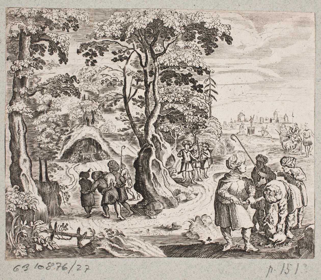 Illustration zu Adam Olearius, „Persianischer Rosenthal von einem Sinnreichen Poeten Schich Saadi […]“, Schleswig 1660 von J. Muller