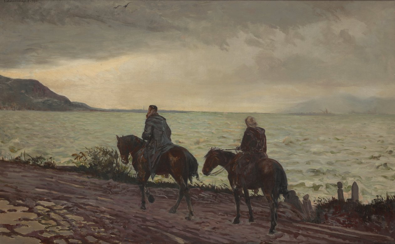 Don Quijote und Sancho Panza von Jacek Malczewski