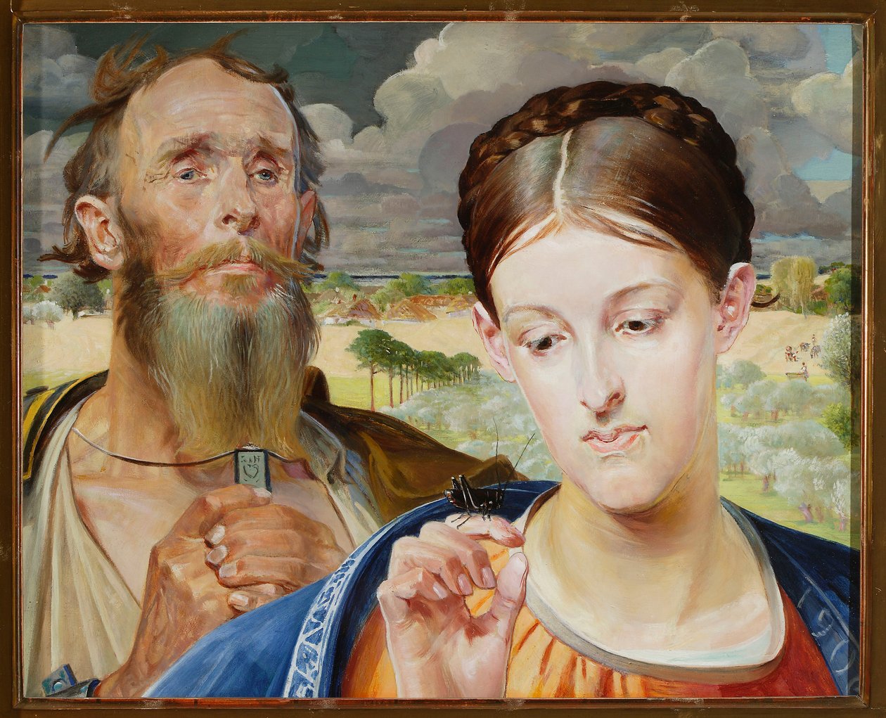Musik - linker Flügel des Triptychons von Jacek Malczewski