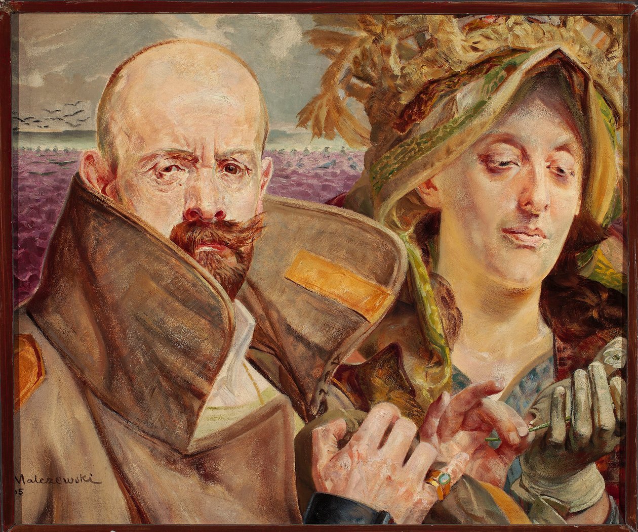 Primel - Selbstporträt mit Ehefrau von Jacek Malczewski