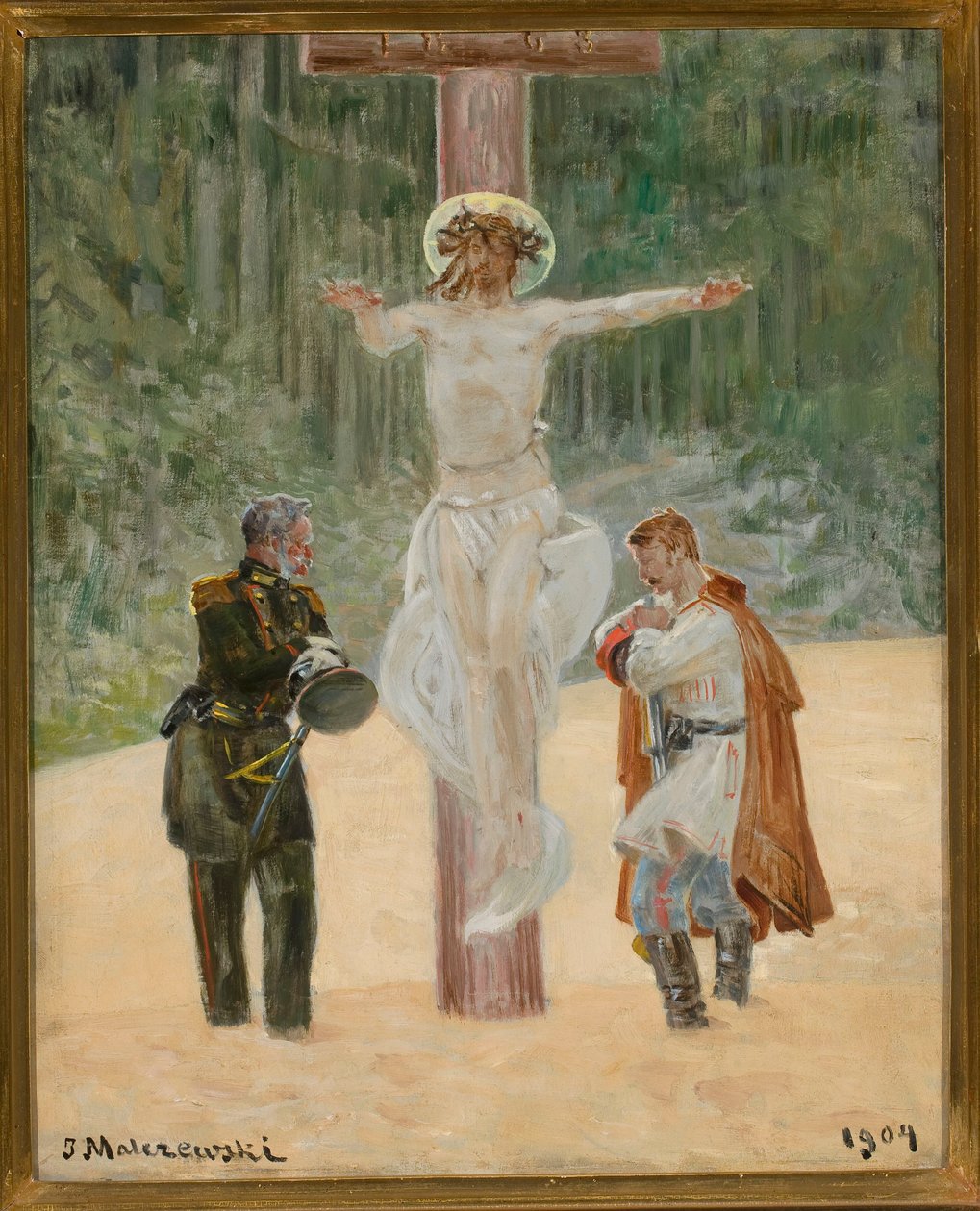 Versöhnung (Symbolische Szene aus dem Aufstand von 1863) von Jacek Malczewski