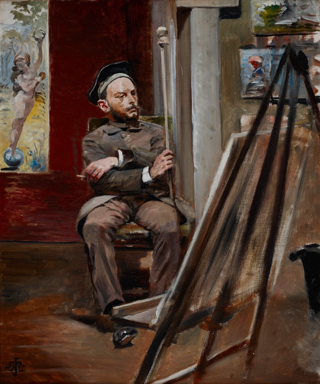 Porträt von Stanisław Tondos, ca. 1902 von Jacek Malczewski