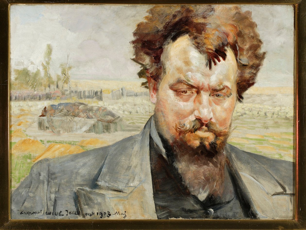 Porträt von Jan Kasprowicz von Jacek Malczewski